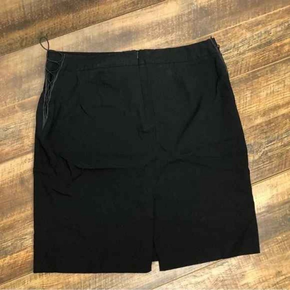 NWOT Lane Bryant Black Pencil Skirt with corset sides